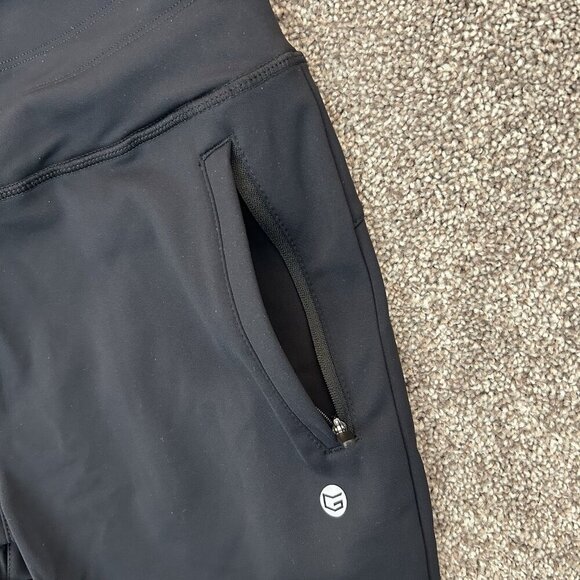 G Gradual Women's Joggers Pants Size S Black High Waist Zipper Pockets NWT - Picture 6 of 16